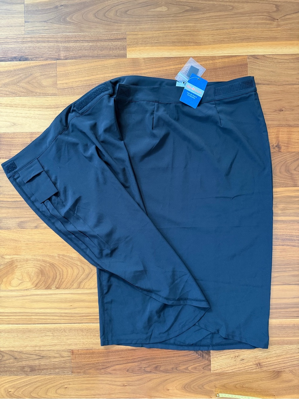 NWT RipSkirt Hawaii Original Length 3 Black Wrap Skirt Size M Midi  Cover Up - Picture 9 of 11